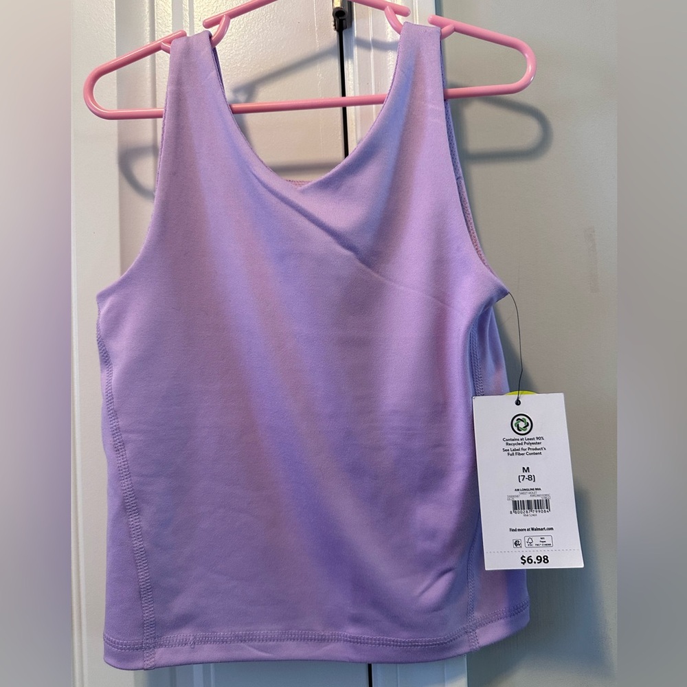 Athletic Works Light Purple Tank Top